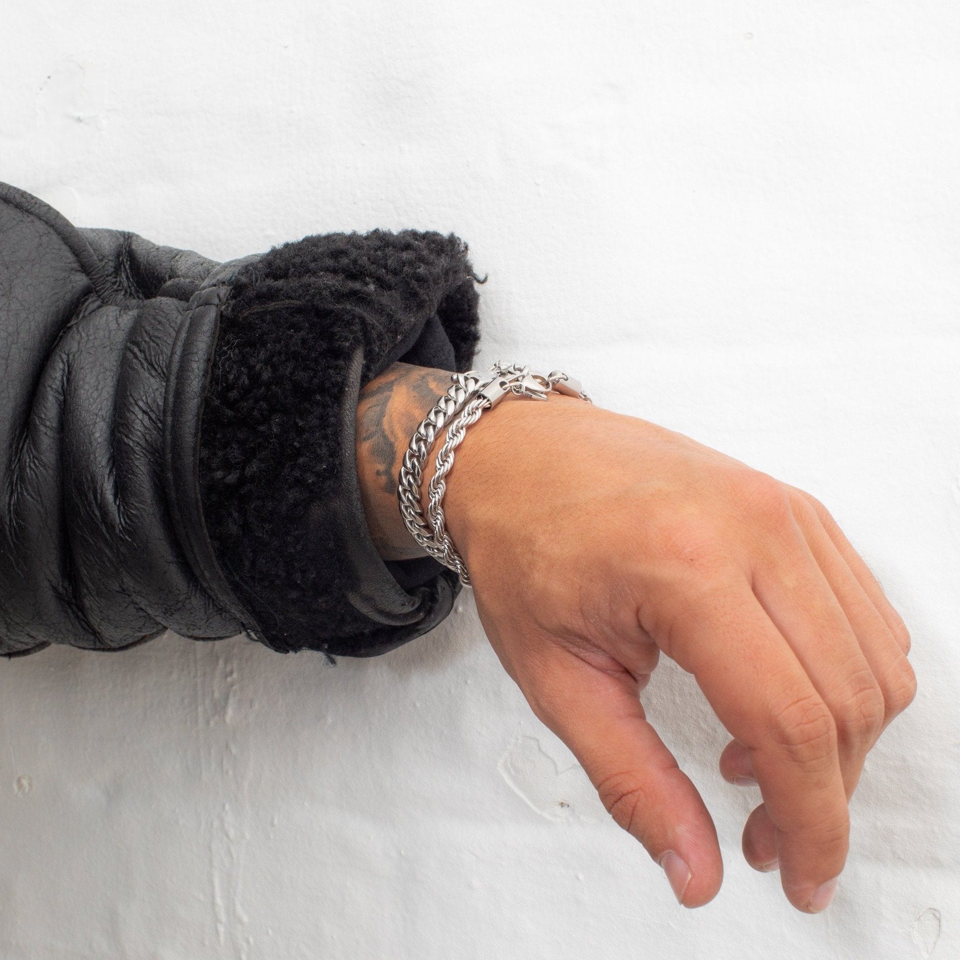 Pulsera de Plata Cuerda Elegante – 5mm- JAMD