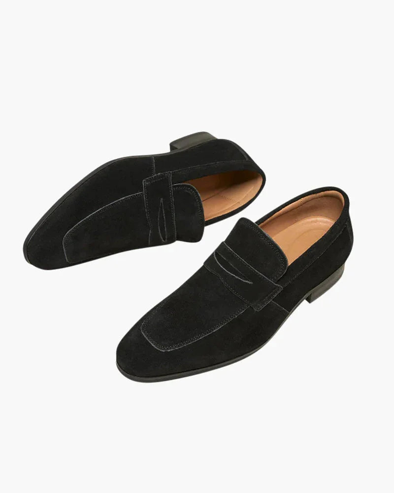 Mocasines Penny de Gamuza Jamd