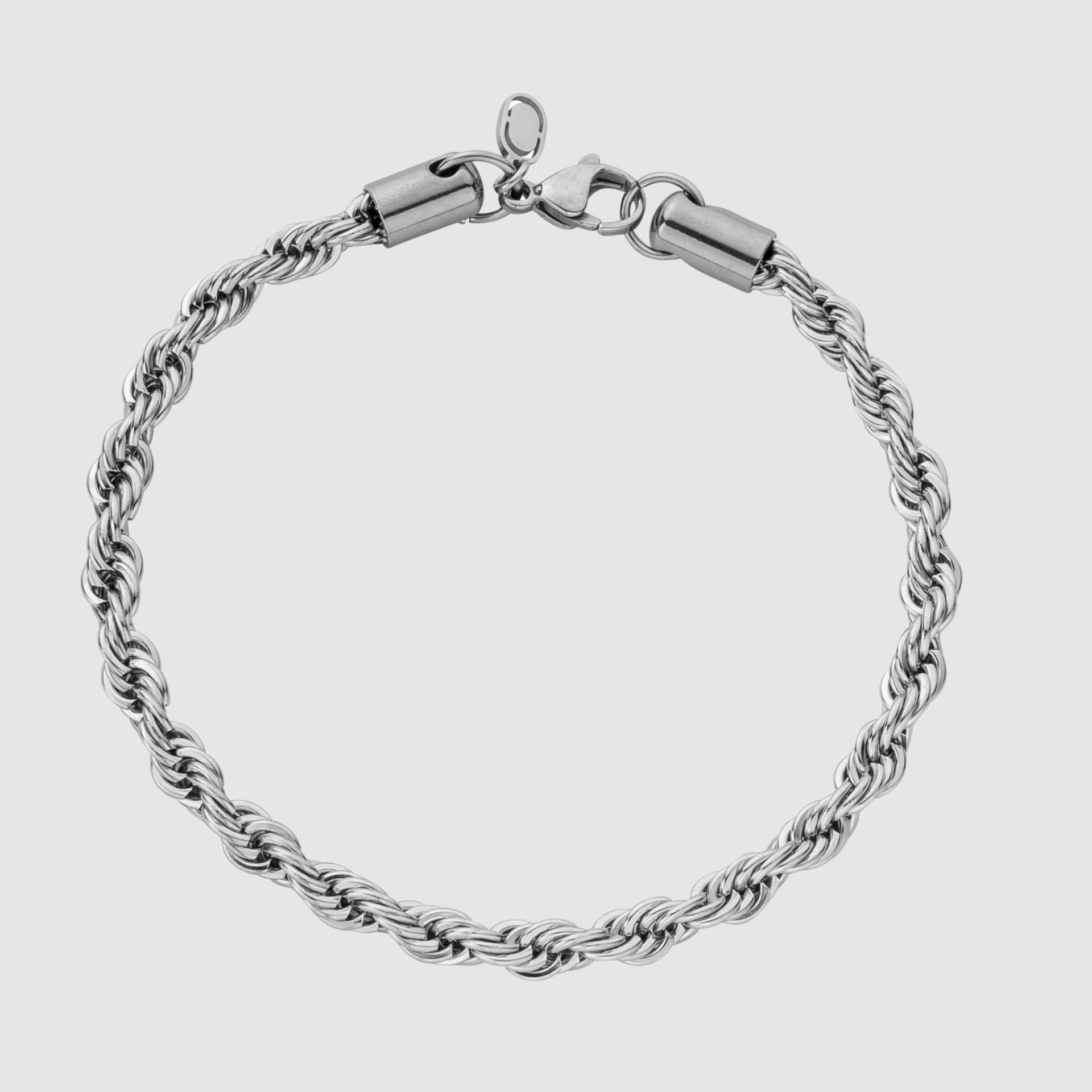 Pulsera de Plata Cuerda Elegante – 5mm- JAMD