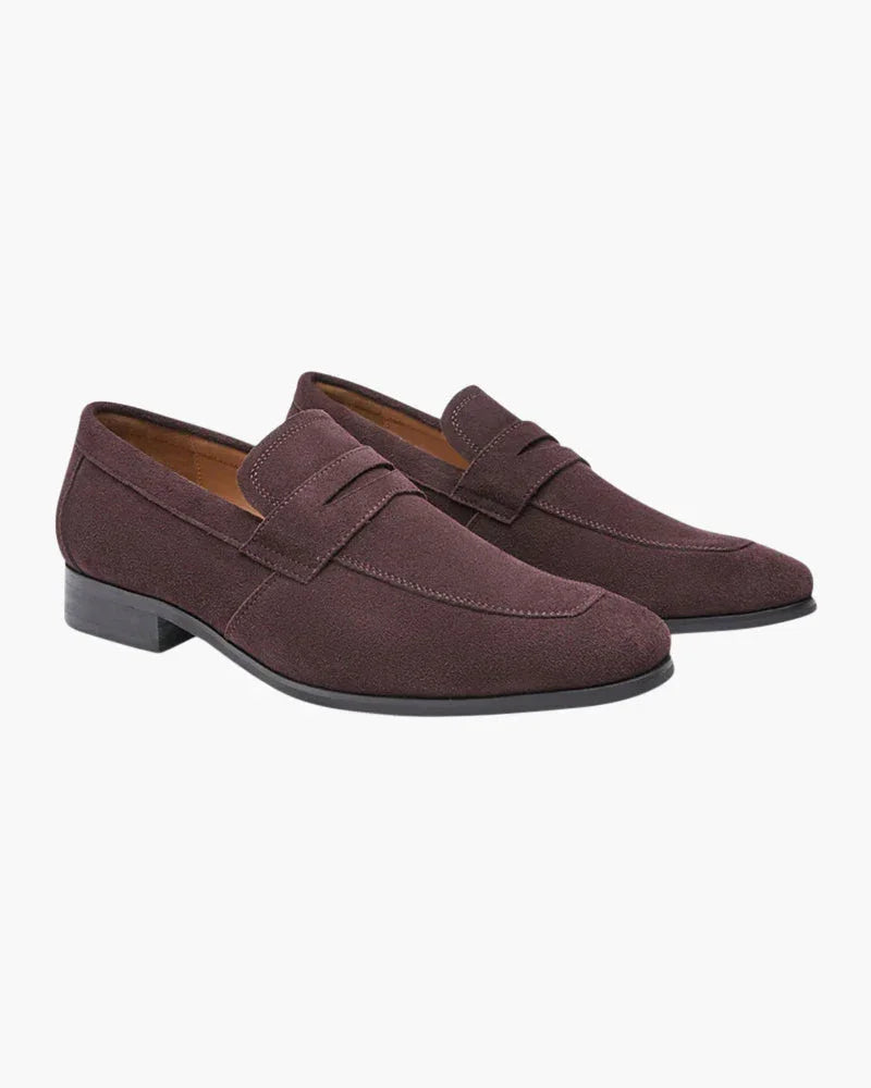Mocasines Penny de Gamuza Jamd