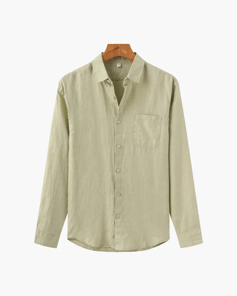 Camisa Elegante Pretoria en Lino 100%- Jamd