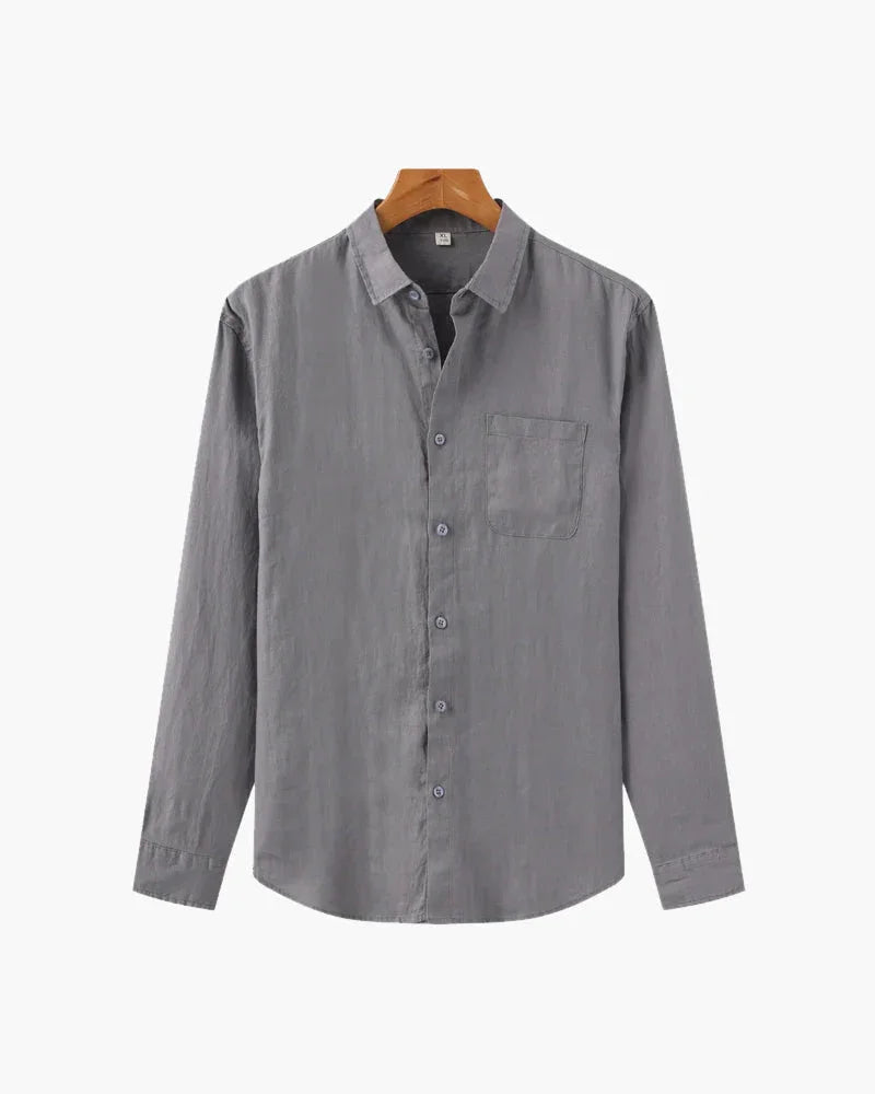 Camisa Elegante Pretoria en Lino 100%- Jamd