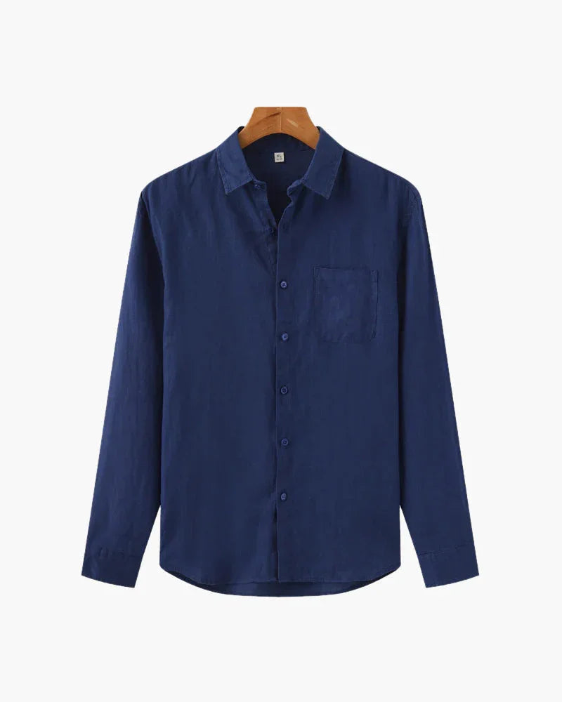 Camisa Elegante Pretoria en Lino 100%- Jamd