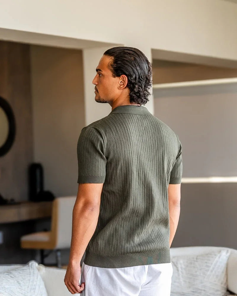 Polo Premium de Tejido Canalé Jamd