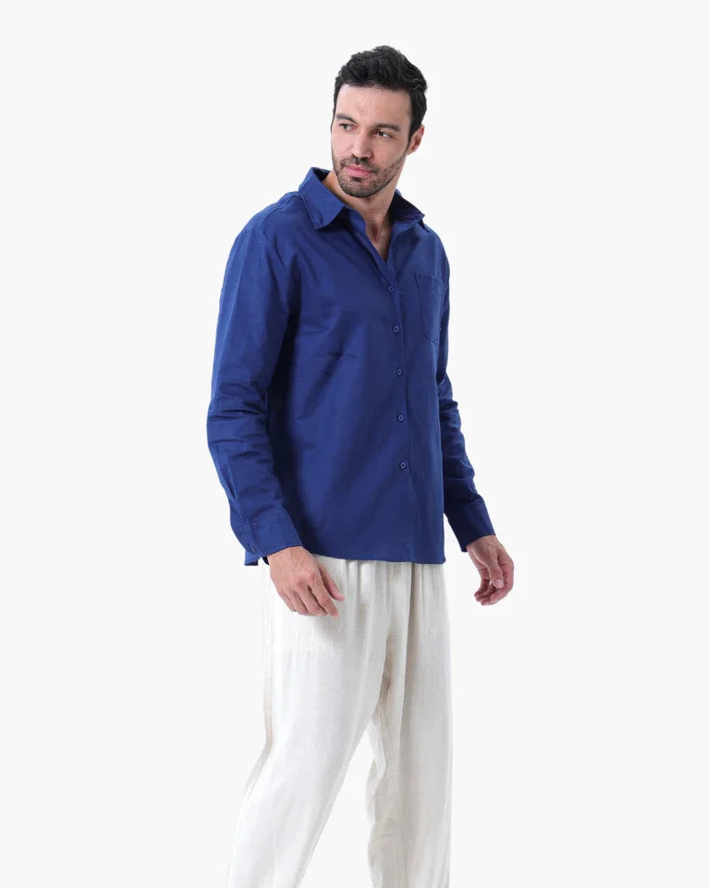 Camisa Elegante Pretoria en Lino 100%- Jamd