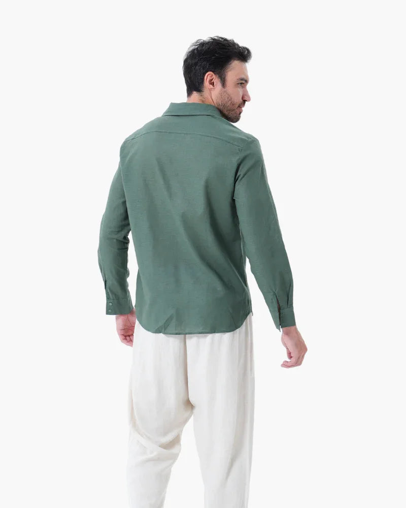 Camisa Elegante Pretoria en Lino 100%- Jamd