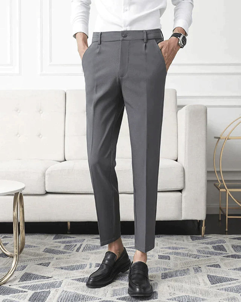 Augusto – Pantalón de Vestir con Tejido Técnico Stretch Jamd